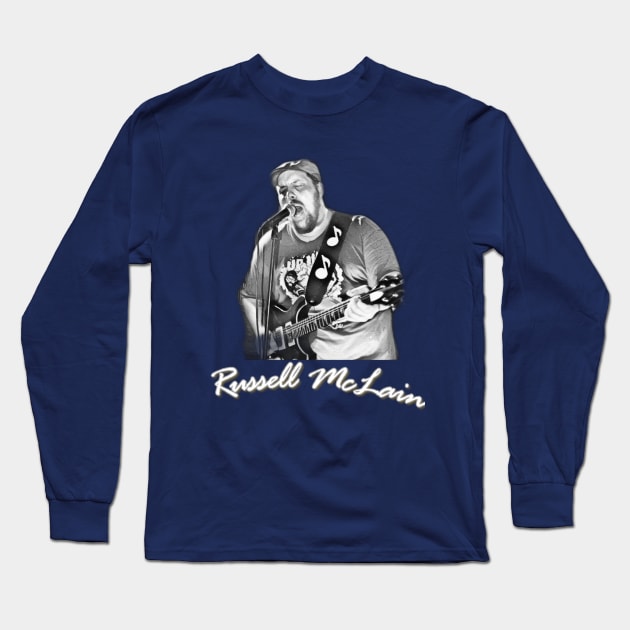 RDM Guitar Man. Long Sleeve T-Shirt by RussellMcLainMusic